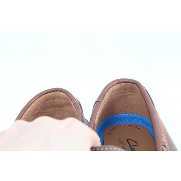 Clarks Markman Seam Loafers Dark Tan Mens Sz 8 M Shoes main image 14
